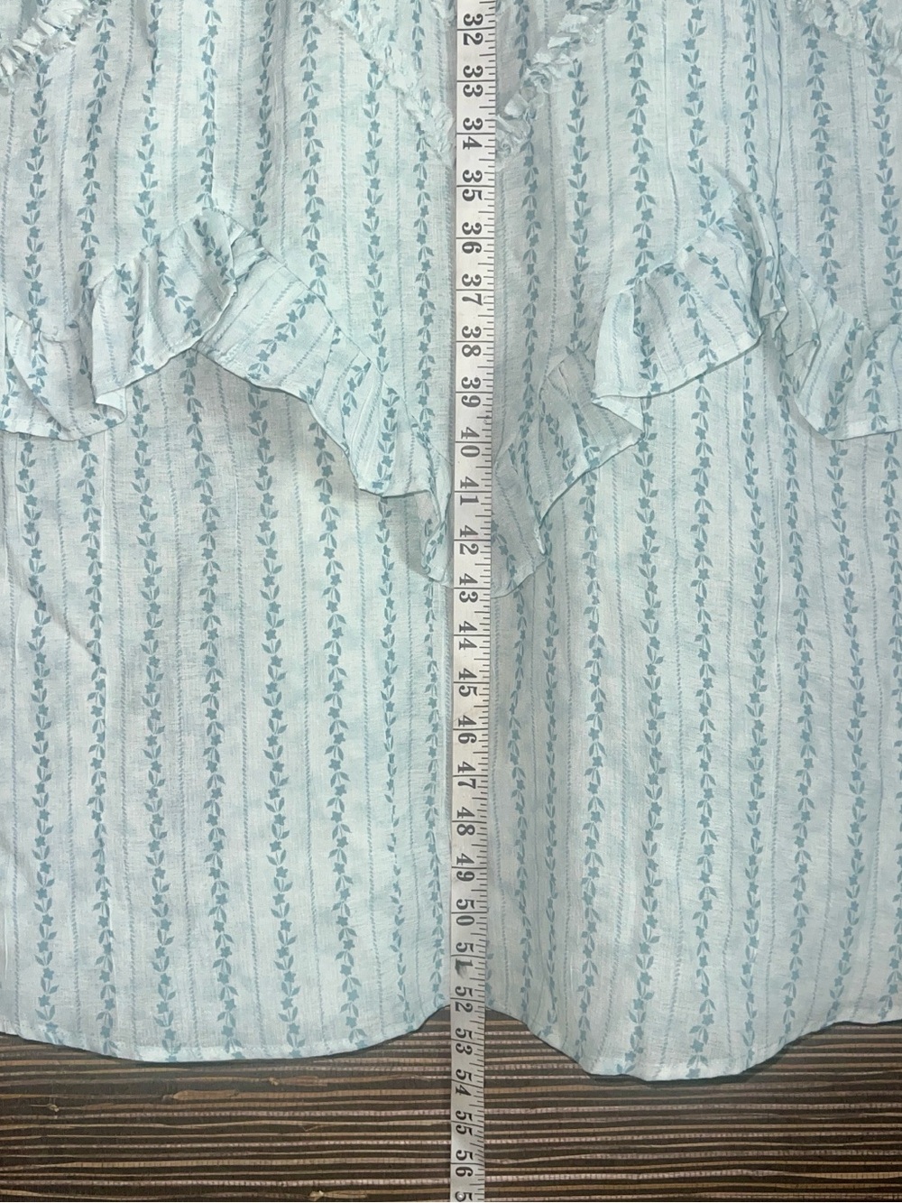 NWT Moon River Smocked Ruffle Strap Midi Dress Small - Picture 12 of 16